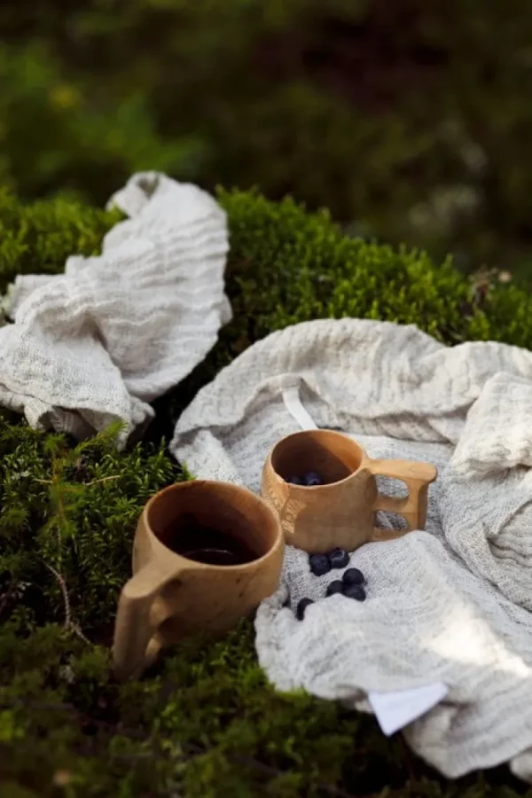 Barn Lapuan Kankurit Nyytti stort badlakan, vitt - linen