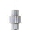Le Klint Plivello 111 pendellampa, vit - guld