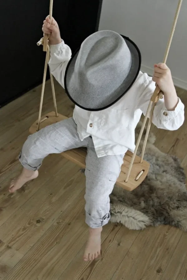 Barn Lillagunga Grand gunga, ek - beige