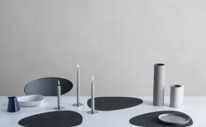 Lind DNA Curve bordstablett, 37 x 44 cm, Nupo-läder
