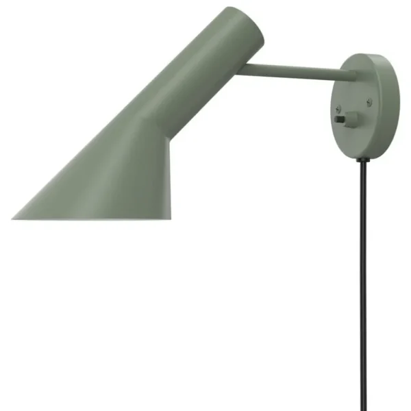 Louis Poulsen AJ vägglampa V3, blekt petroleumfärgad