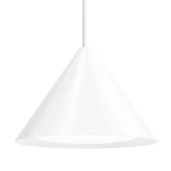 Louis Poulsen Keglen 400 pendellampa, vit