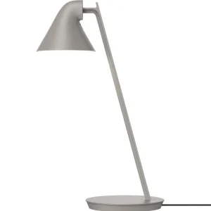 Louis Poulsen NJP Mini bordslampa, ljus aluminiumgrå