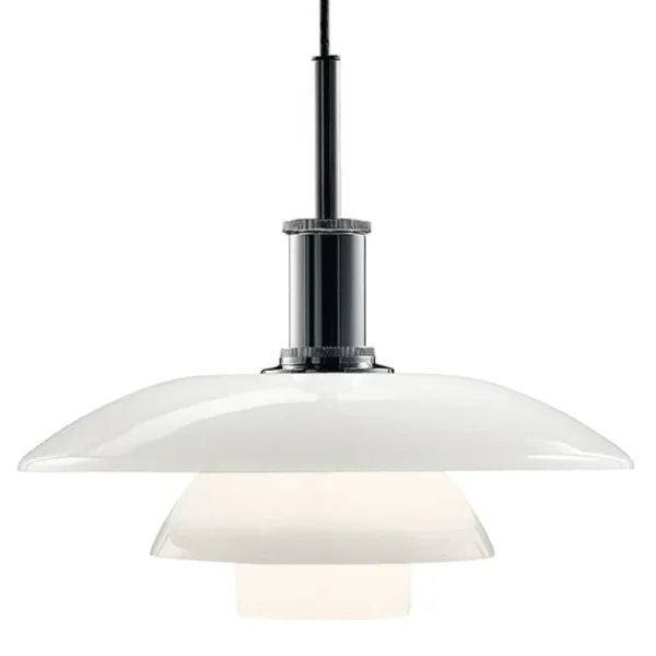 Louis Poulsen PH 4 ½-4 pendellampa, glansförkromad