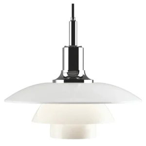 Louis Poulsen PH 3½–3 pendellampa, förkromad