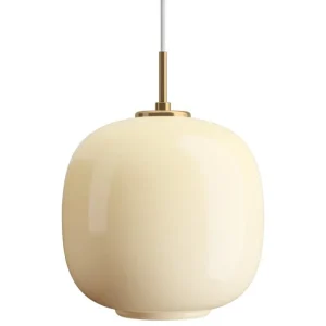 Louis Poulsen VL45 Radiohus 250 pendel, mässing - blekgul