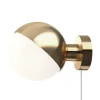 Louis Poulsen VL Studio 150 vägglampa, mässing
