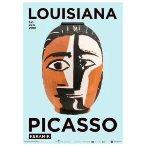 Louisiana Museum of Modern Art Pablo Picasso - Tête de Femme 1961, A1-poster