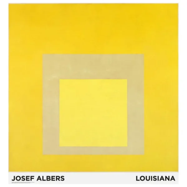 Louisiana Museum of Modern Art Josef Albers - Homage to the square 1961, 79 x 84,1 cm poster