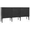 Lundia Fuuga sidobord, 192 cm, tre dörrar, svart