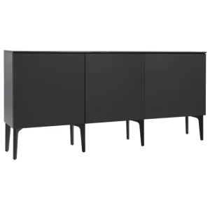 Lundia Fuuga sidobord, 192 cm, tre dörrar, svart