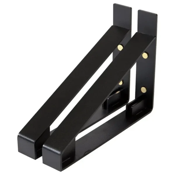 Lundia Klassisk vägghylla konsol, 30 cm, 2 st, svart