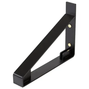 Lundia Klassisk väggkonsol för hylla, 30 cm, 1 st, svart