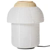 Made By Hand Papier Double bordslampa, 30 cm, ljusgul