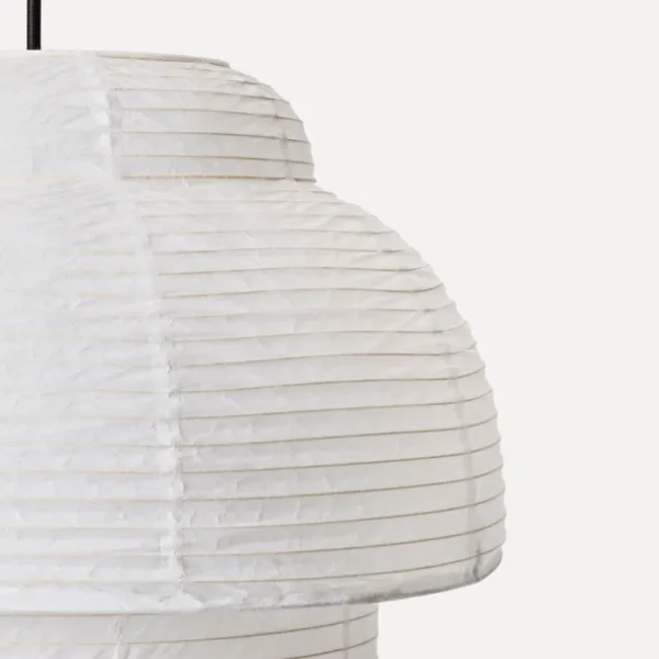 Made By Hand Papier Double pendellampa, 40 cm, vit