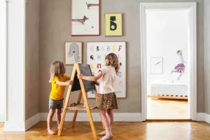 Barn MADO Alphabet Spaghetti poster, 50 x 70 cm, flerfärgad