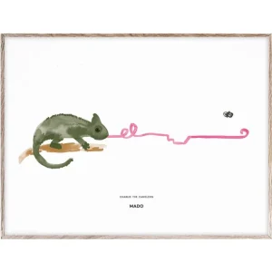 Barn MADO Charlie the Chameleon poster, 40 x 30 cm