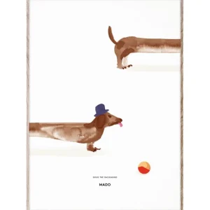 Barn MADO Doug the Dachshund poster, 50 x 70 cm