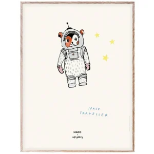 Barn MADO Space Traveller poster 30 x 40 cm