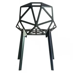 Magis Chair_One, grå/grön målad aluminium