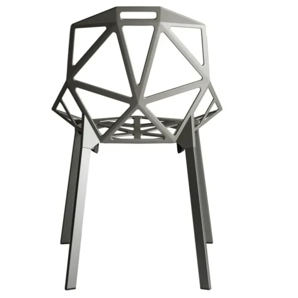 Magis Chair_One, grått målat aluminium