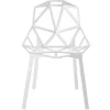 Magis Chair One, vit, ben i målad aluminium