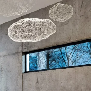 Barn Magis Cloud skulptur, liten, vit