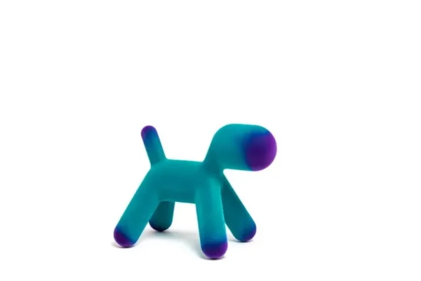 Barn Magis Puppy, M, turkos - violett sammet