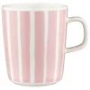 Marimekko Oiva - Piccolo mugg, 2,5 dl, vit - rosa