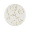 Marimekko Oiva - Piirto Unikko plate, 13,5 cm, white - gold