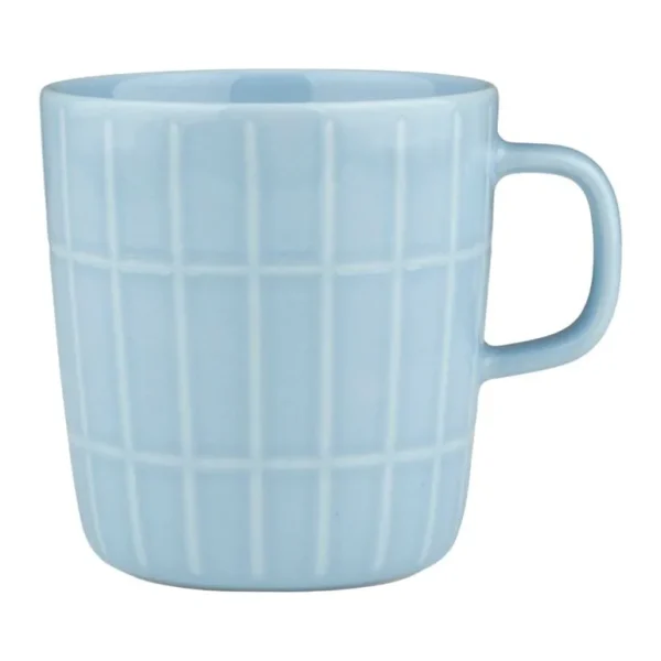 Marimekko Oiva - Tiiliskivi mugg, 4 dl, ljusblå
