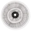 Marimekko Oiva Siirtolapuutarha tallrik 25 cm