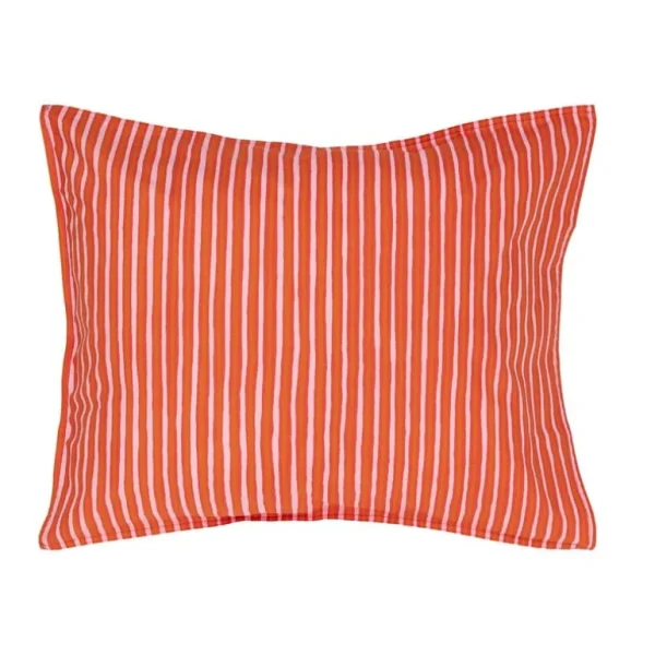 Marimekko Piccolo örngott, 50 x 60 cm, varm orange - ljusrosa