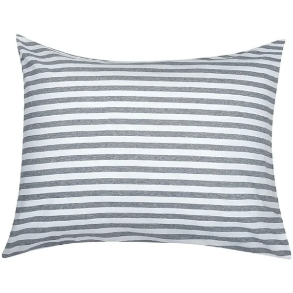 Marimekko Tasaraita örngott, grå - vit