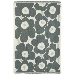 Marimekko Unikko filt, 150 x 220 cm, off-white - kol - sand