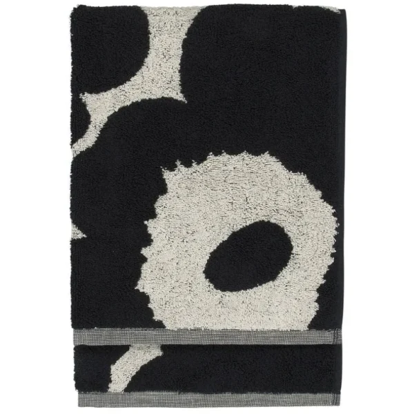Marimekko Unikko handduk, cotton - dark blue