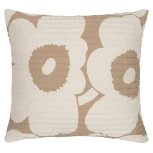 Marimekko Unikko kudde, 60 x 60 cm, beige - naturvit