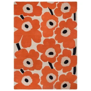 Marimekko Unikko matta, orangeröd