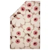 Marimekko Unikko påslakan, 150 x 210 cm, beige - bomull - rosé