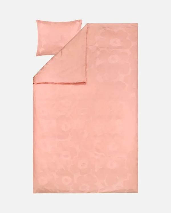Marimekko Unikko örngott, 50 x 60 cm, puder - rosa