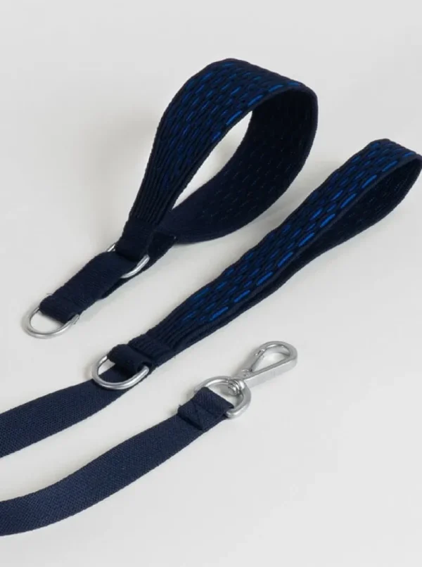 Masimalo 3D Knit halsband, navy - kunglig blå