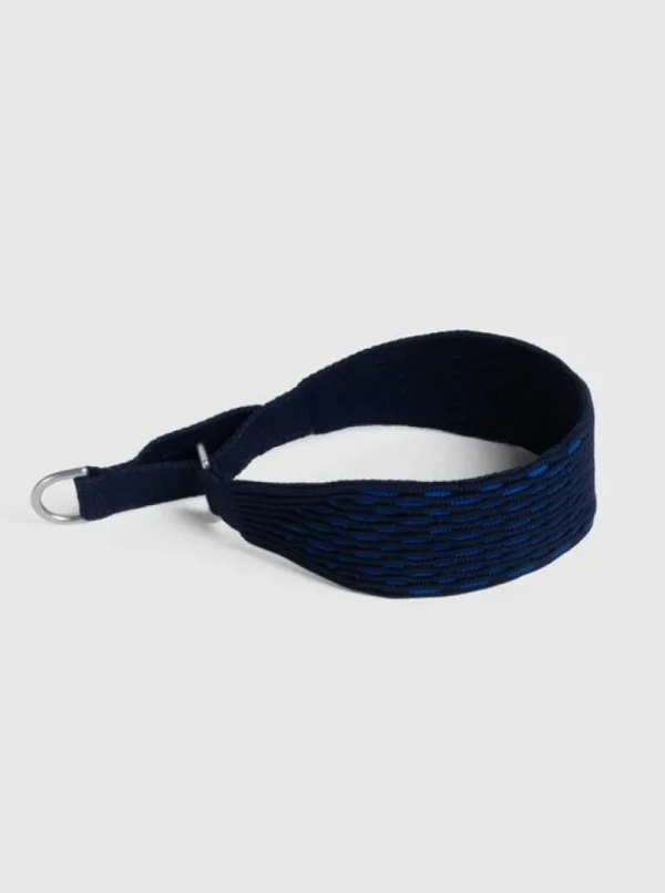 Masimalo 3D Knit halsband, navy - kunglig blå