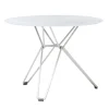Massproductions Tio litet bord, vit
