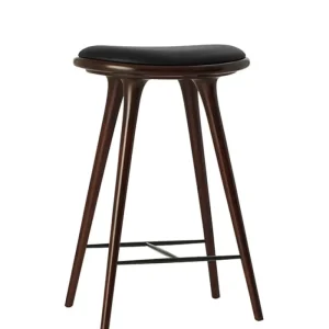 Mater High Stool, 69 cm, mörkbetsad bok