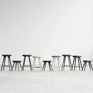 Mater High Stool, 74 cm, såpad ek