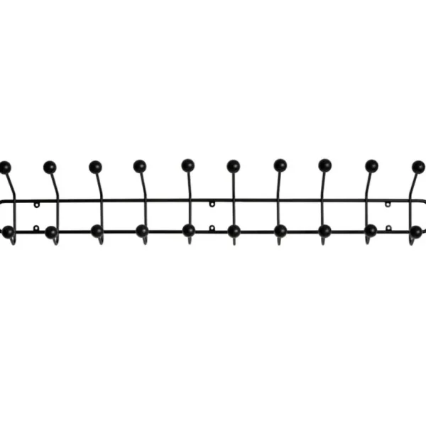 Maze Bill Horizontal klädhängare, L, svart