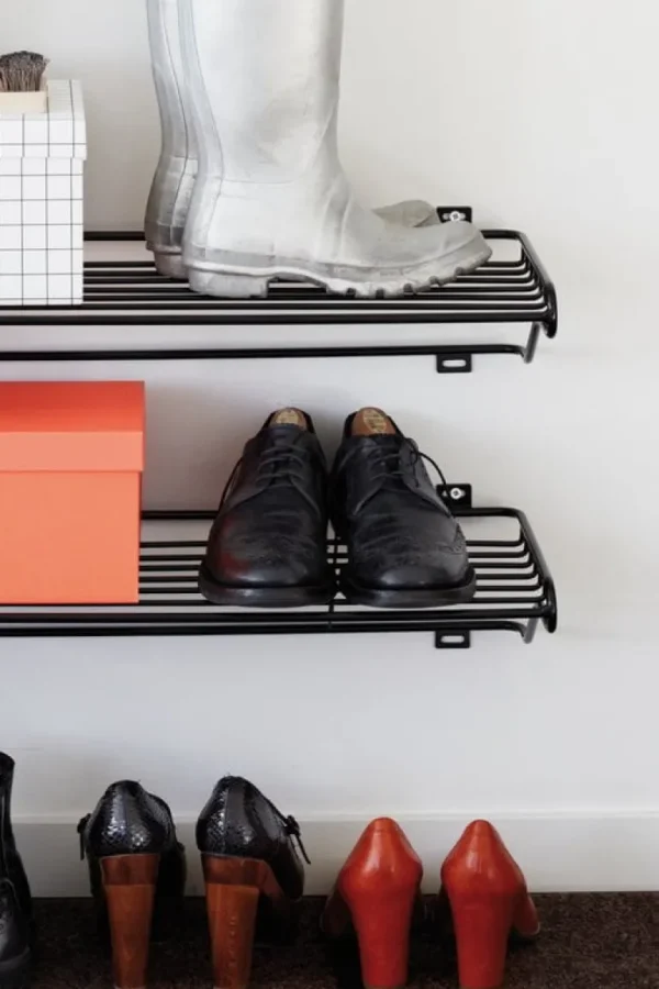 Maze Shoe Shelf skohylla, svart