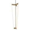 Michael Anastassiades Tube ljuskrona, satinmässing