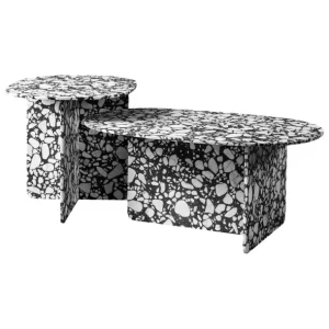 Miniforms Chap sidobord, Palladio Moro-marmor
