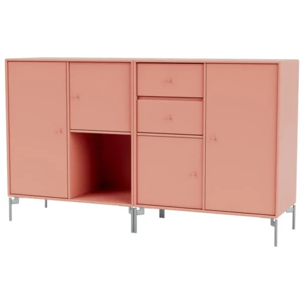 Montana Furniture Couple sideboard, matta kromben - 151 Rabarber